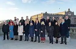 Die Regierung Andersson mit den Ministern 2021