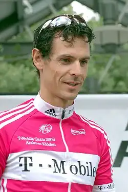 Andreas Klöden beim Auftakt der Rothaus Regio-Tour in Heitersheim.