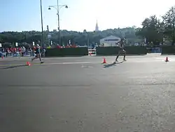 Takumi Saito (rechts), Rang&nbsp;fünf, und Andrii&nbsp;Kovenko, Rang&nbsp;vierzehn