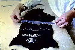 Der Kreideabdruck auf dem Fell