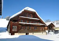 Das Kleberhaus im Winter