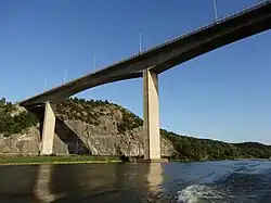 Angeredsbron, Blickrichtung Angered