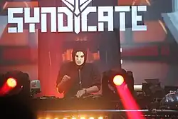 Angerfist bei seinem Auftritt auf der Syndicate 2013