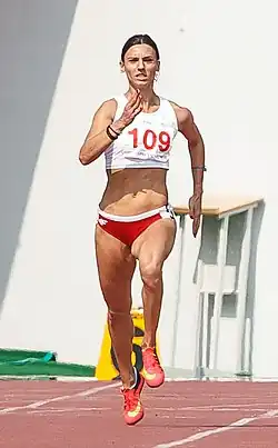 Anna Kiełbasińska Rang sieben in 23,07&nbsp;s