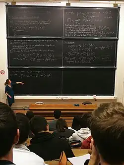 Anne-Laure Dalibard im Institut Poincaré, 2019