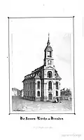 Stich der Annenkirche um 1860