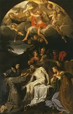 Pietà mit Heiligen, 1585, Galleria Nazionale, Parma