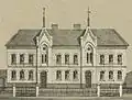 Gymnasium in Kirchhain (Zeichnung von 1891)
