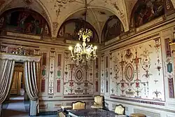 Vorzimmer (anticamera) der Herzogin, mit Fresken von Matteo Rosselli, um 1620