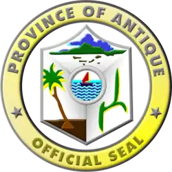 Offizielles Siegel der Provinz Antique