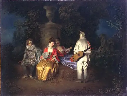 Antoine Watteau La Partie carrée