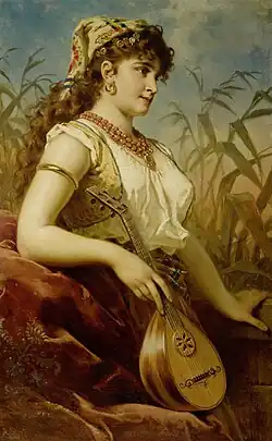 Die Mandolinenspielerin (um 1896)