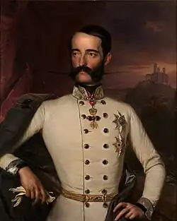 Anton Einsle: Erzherzog Stephan von Österreich, um 1850