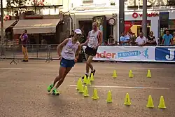 Michele Antonelli, (links) – Rennen nicht&nbsp;beendet