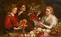 Frauen mit Blumen und Obst, 1899