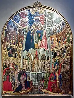 Marienkrönung von Antonio Vivarini und Giovanni d’Alemagna