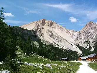 Antonispitze von Südosten, von Kleinfanes