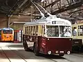 Antwerpener Trolleybus im Vlaams Tram- en Autobusmuseum