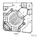 Apollo-Theater, Grundriss a Parterre