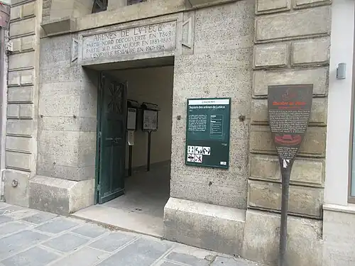 49, Rue Monge: Tordurchgang zu den Arènes de Lutèce