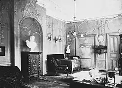 Arbeitszimmer des Senators Vermehren im Haus Königstraße 39 (um 1900)