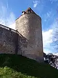 Donjon der Burg Benauge