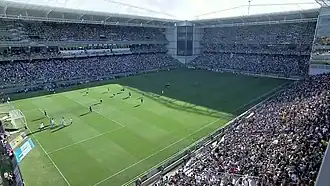 Das Estádio Independência bei dem Spiel Atlético Mineiro gegen Fluminense Rio de Janeiro (Oktober 2012)