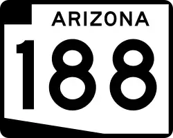 Straßenschild der Arizona State Route 188