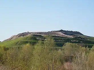 Blick auf den Deponieberg Arkenberge