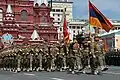 Soldaten Armeniens während der Siegesparade in Moskau 2015