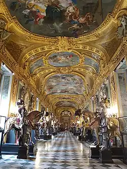 Armeria Reale mit Deckendekorationen von Claudio Francesco Beaumont