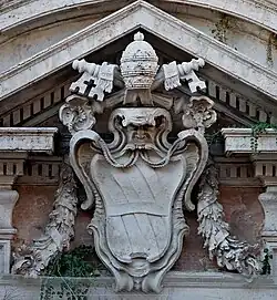 Wappen von Clemens XII. an den Kapitolinischen Museen