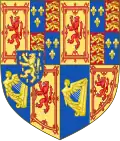 1689–1695 Wappen unter Maria II. und Wilhelm III. (Schottische Version)