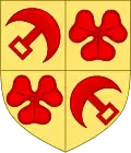 Sog. gemehrtes Franckenstein-Wappen als Nachfolger der Cleen (Adelsgeschlecht)