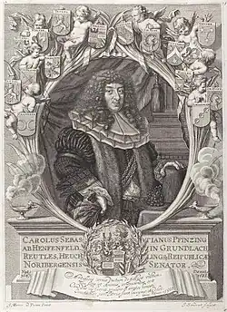 Carl Sebastian Pfintzing (1647–1685), Ratsherr, Respondent der Universität Altdorf