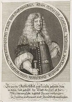 Martin Seyfried Pfinzing, hzgl. Württemberg-Weiltingen'scher Rat