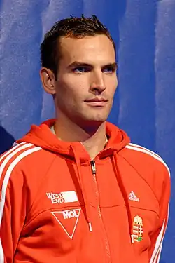 Áron Szilágyi bei der WM 2013