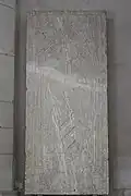 Grabplatte des Pagen von Pierre de Châtres († 1317)