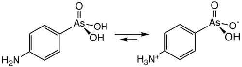 Tautomerengleichgewicht für Arsanilsäure