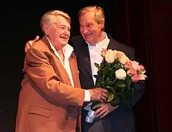 Artur Beul und Willi Schmid anlässlich der Preisübergabe der Goldenen Ehrenmedaille (2007)