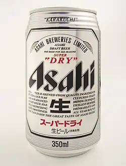 Asahi Super Dry – Bekannteste Sorte – Dose, 2011