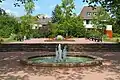 Brunnen auf der Terrasse