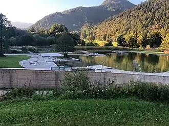 Ansicht auf den Nichtschwimmerbereich (nach der Sommerschließung), 2023