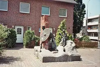 Der Römerbrunnen in Moers Asberg