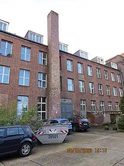 Schornstein an der Hofseite des Südflügels