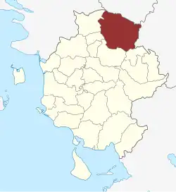 Lage des Vissenbjerg Sogn in der Assens Kommune