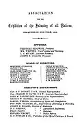 Mitglieder der Gesellschaft für die Industrieausstellung aller Nationen