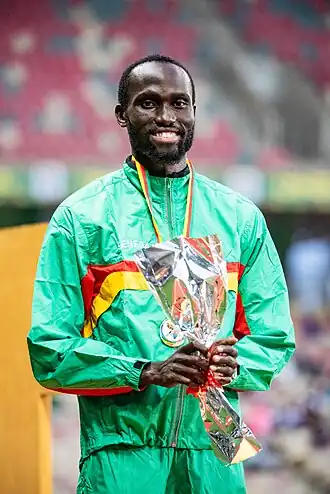 Cheikh Tidiane Diouf bei den Afrikameisterschaften 2024 in Douala