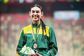 Danielle Nolte bei den Afrikameisterschaften 2024 in Douala