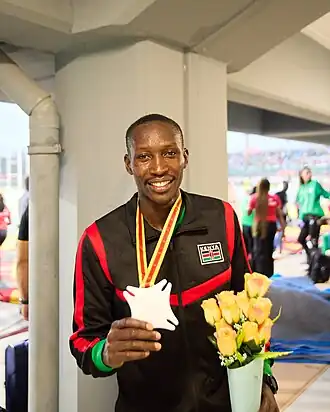 Edwin Kipmutai Too bei den Afrikaspielen 2024 in Accra